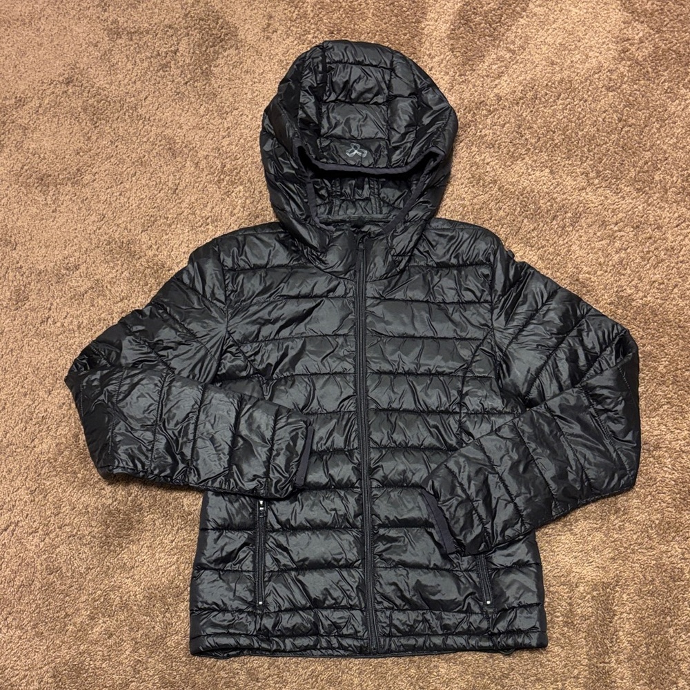 TNA | Botanie Vegan Puffer Jacket Full Zip Hooded Packable
